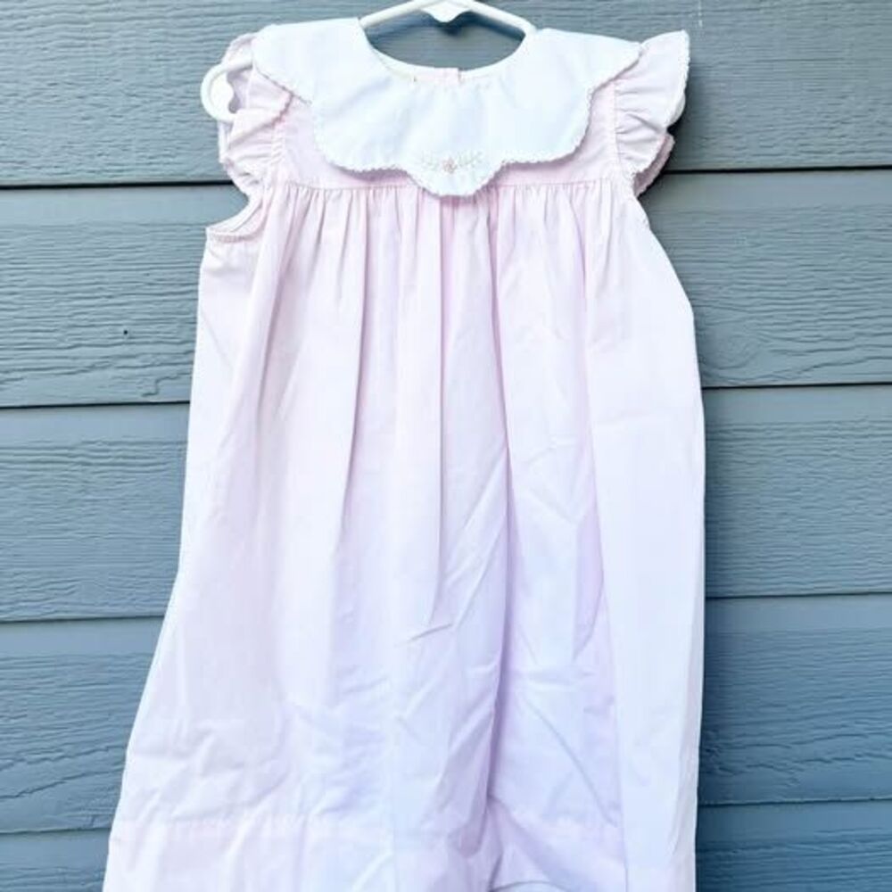 New 24 months Le’ Za Me Dress w/ Ruffle Collar & Hand-embroidery